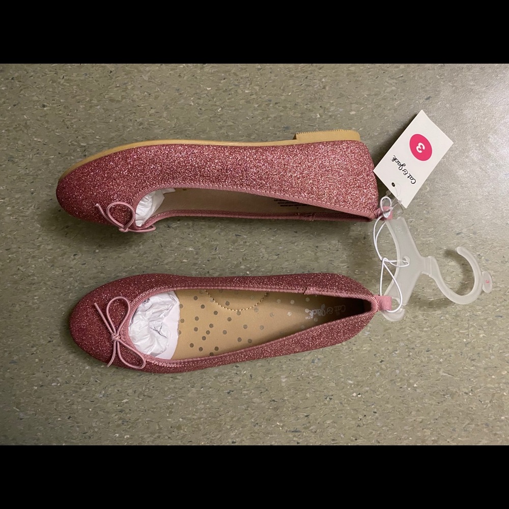 Girls slip on ballet flats